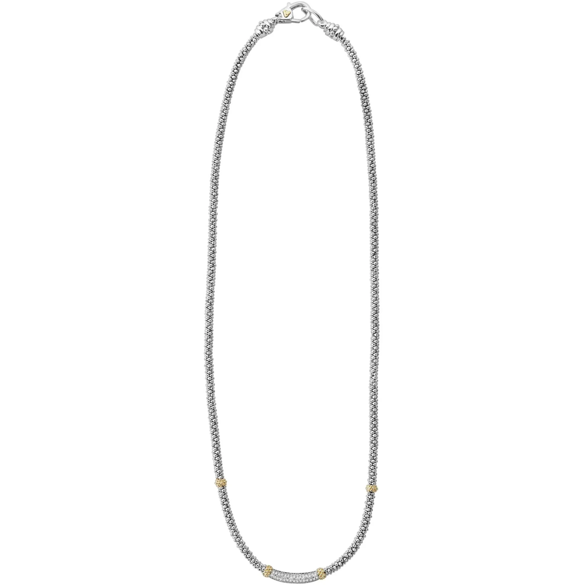 Best Sale LAGOS Caviar Diamond Necklace | 3Mm