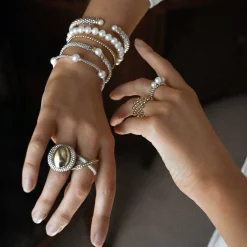New LAGOS Caviar Pearl Ring
