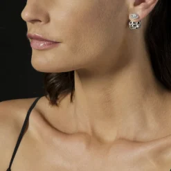 Shop LAGOS Caviar Square Diamond Stud Earrings