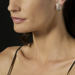 Outlet LAGOS Caviar Square Diamond Stud Earrings