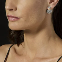 Outlet LAGOS Caviar Square Diamond Stud Earrings