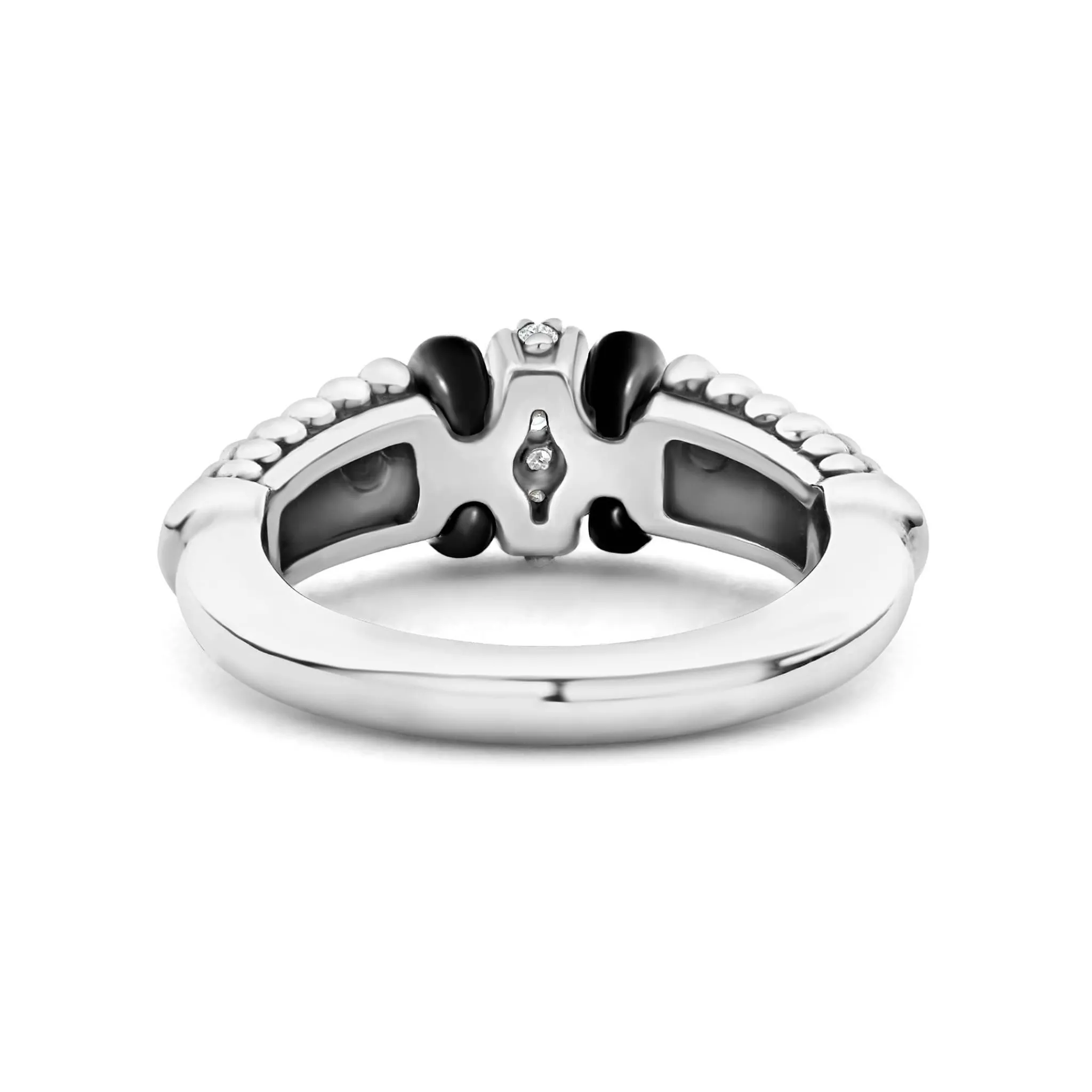Outlet LAGOS Ceramic And Caviar Diamond Ring