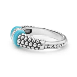 Discount LAGOS Ceramic And Caviar Diamond Ring