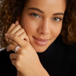 Shop LAGOS Ceramic And Caviar Diamond Ring