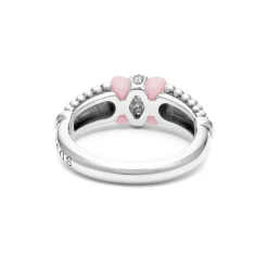 Shop LAGOS Ceramic And Caviar Diamond Ring