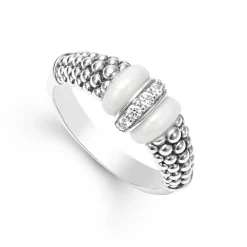 Cheap LAGOS Ceramic And Caviar Diamond Ring