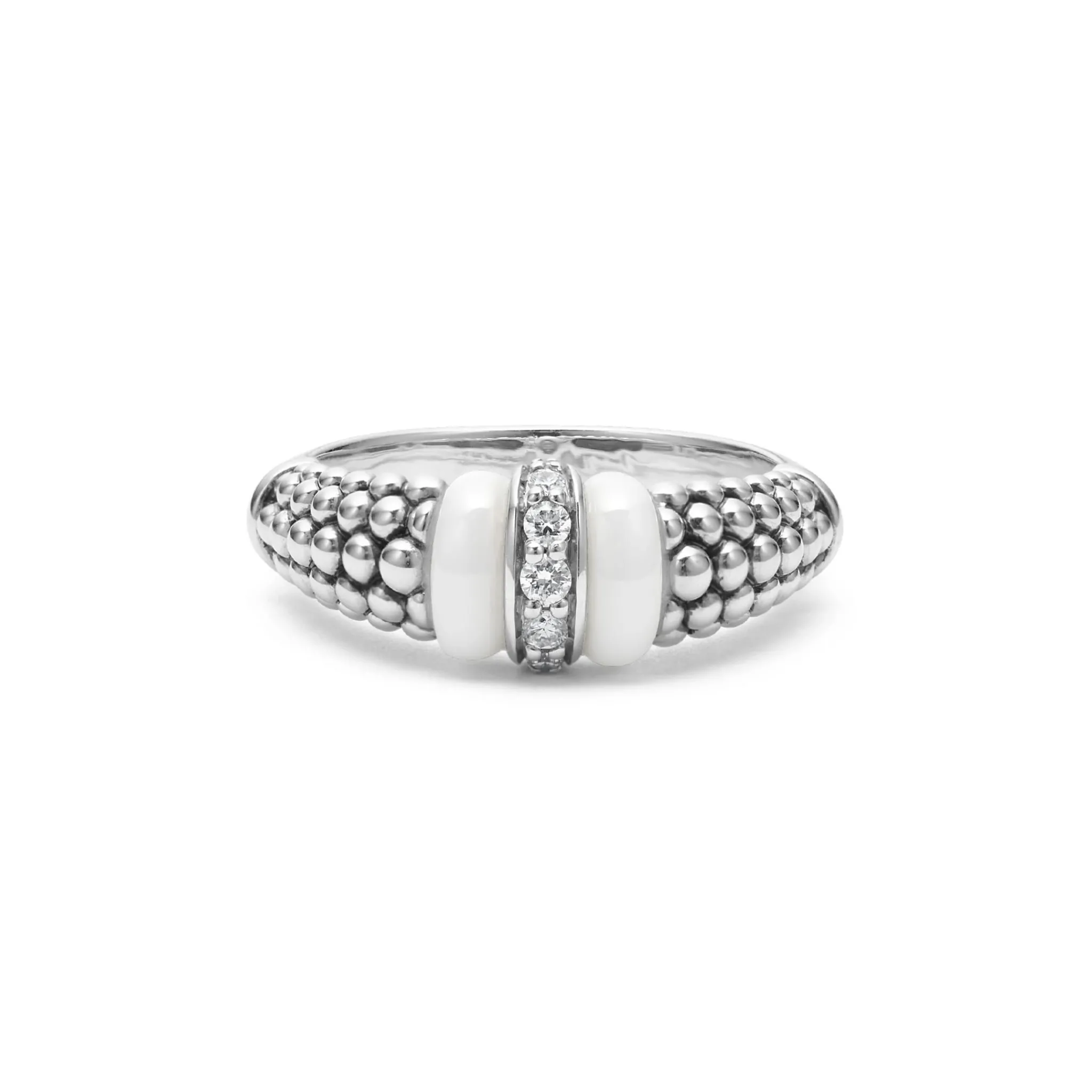 Cheap LAGOS Ceramic And Caviar Diamond Ring