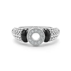 Sale LAGOS Ceramic And Diamond Circle Ring