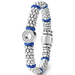 Clearance LAGOS Ceramic And Diamond Circle Bracelet | 9Mm