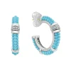 Cheap LAGOS Ceramic And Diamond Hoop Earrings