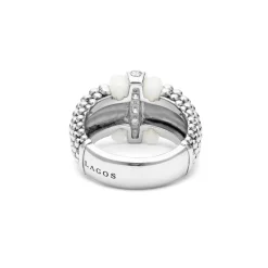 Cheap LAGOS Ceramic Caviar Diamond Ring