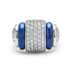 Best LAGOS Ceramic Caviar Diamond Statement Ring