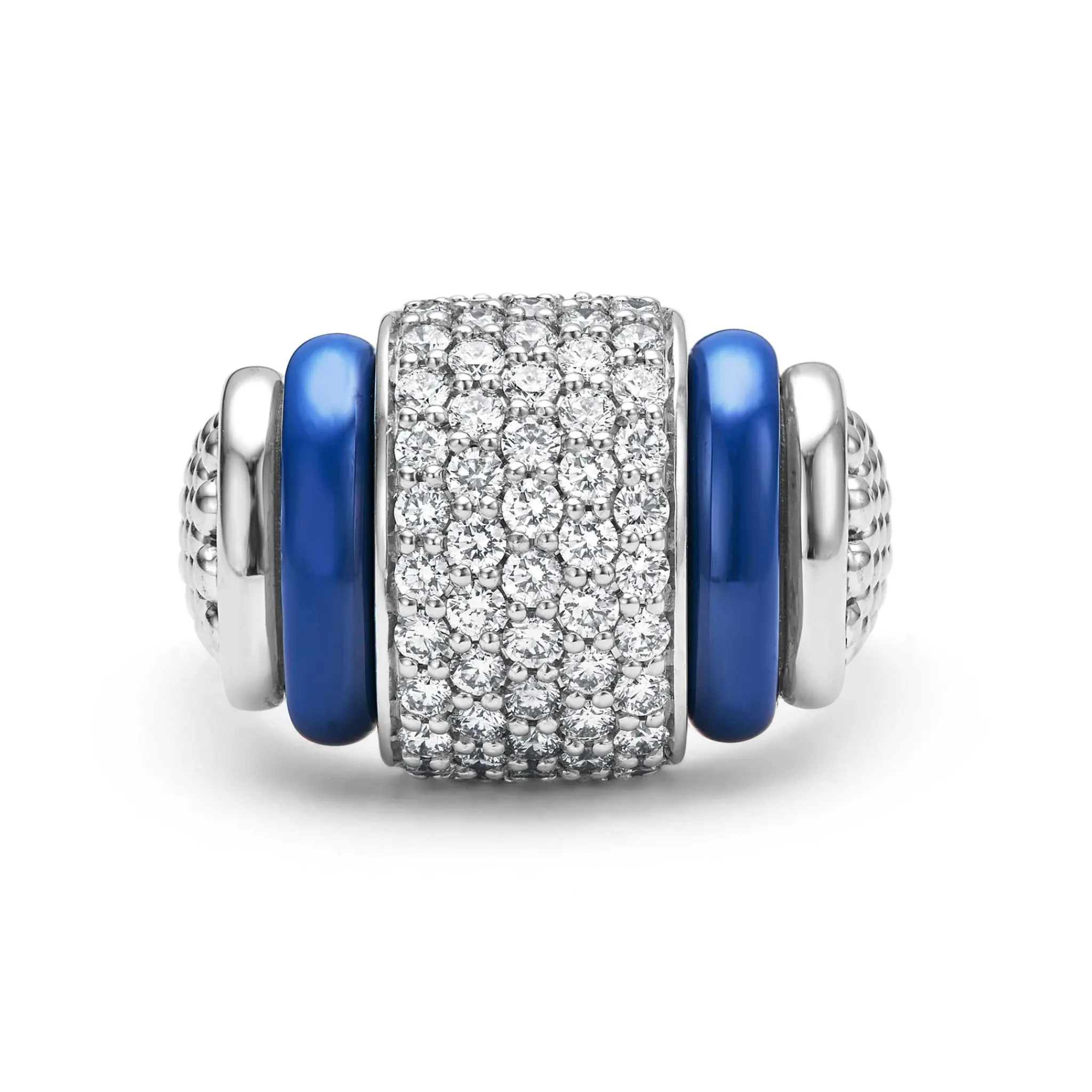Clearance LAGOS Ceramic Caviar Diamond Statement Ring