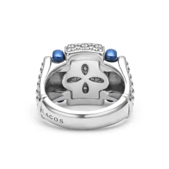 Clearance LAGOS Ceramic Caviar Diamond Statement Ring