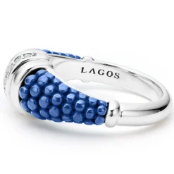 Hot LAGOS Ceramic Diamond Stacking Ring