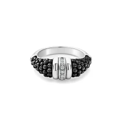 Flash Sale LAGOS Ceramic Diamond Stacking Ring