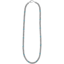 Cheap LAGOS Ceramic Single Bead Station Caviar Necklace