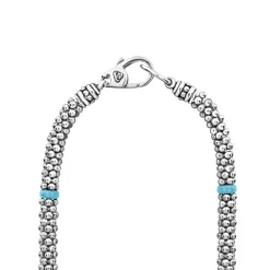 Cheap LAGOS Ceramic Single Bead Station Caviar Necklace