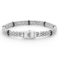 Clearance LAGOS Ceramic Station Caviar Bracelet | 6Mm