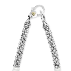 Shop LAGOS Ceramic Three Bead Station Caviar Necklace