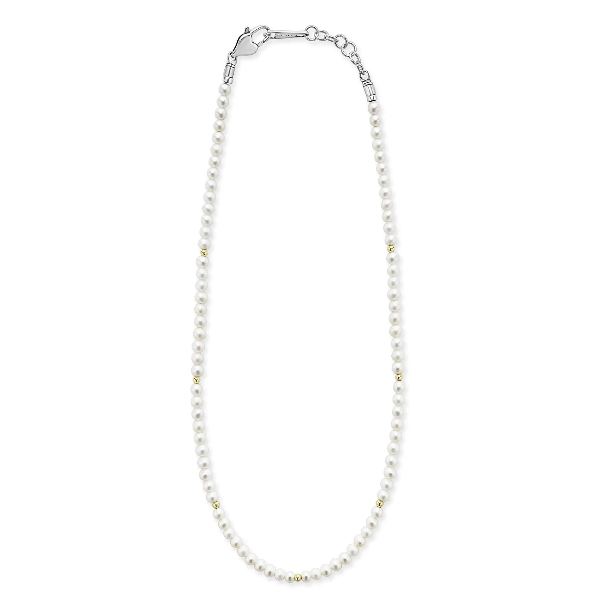 Best LAGOS Childs First Gold Station Pearl Necklace