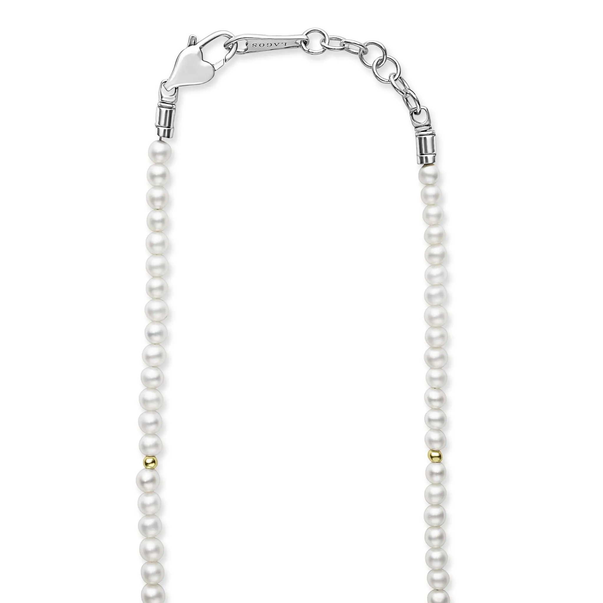 Best LAGOS Childs First Gold Station Pearl Necklace