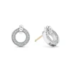 Sale LAGOS Circle Diamond Stud Earrings