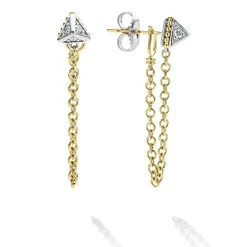Online LAGOS Convertible Chain Diamond Stud Earrings