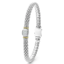 Hot LAGOS Diamond Caviar Bracelet | 6Mm