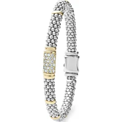 Fashion LAGOS Diamond Caviar Bracelet | 6Mm
