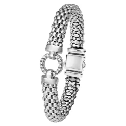 Store LAGOS Diamond Circle Caviar Bracelet | 9Mm