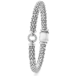 Best Sale LAGOS Diamond Circle Caviar Bracelet | 6Mm