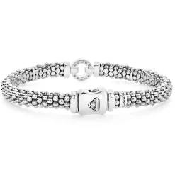 Best Sale LAGOS Diamond Circle Caviar Bracelet | 6Mm