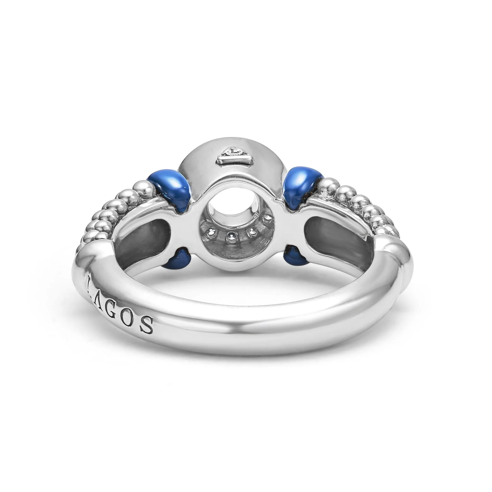 Fashion LAGOS Diamond Circle Caviar Ring