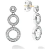 Clearance LAGOS Diamond Circle Drop Earrings