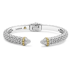 Best Sale LAGOS Diamond Cuff Bracelet | 8Mm