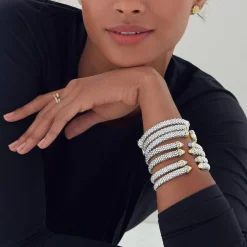 Hot LAGOS Diamond Cuff Bracelet | 8Mm