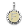 Fashion LAGOS Diamond F Initial Charm