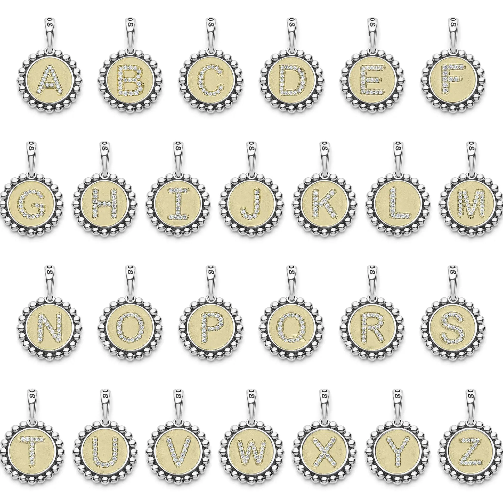 Fashion LAGOS Diamond H Initial Charm