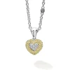 Shop LAGOS Diamond Heart Necklace
