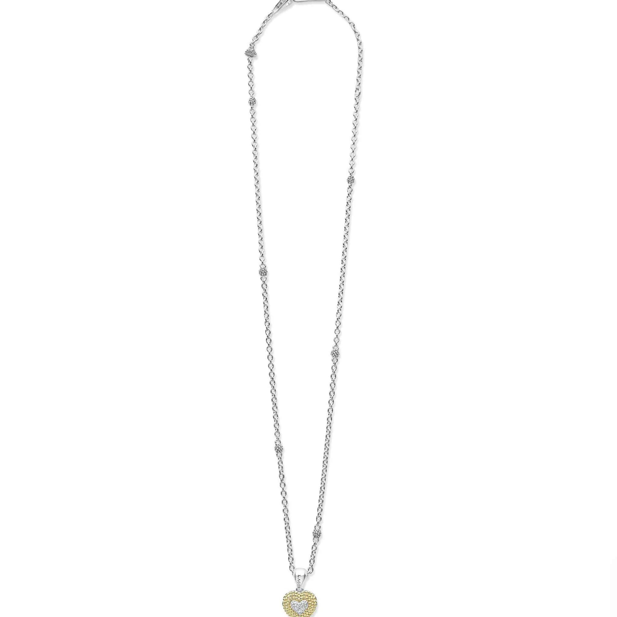 Shop LAGOS Diamond Heart Necklace