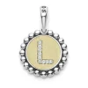 Online LAGOS Diamond L Initial Charm