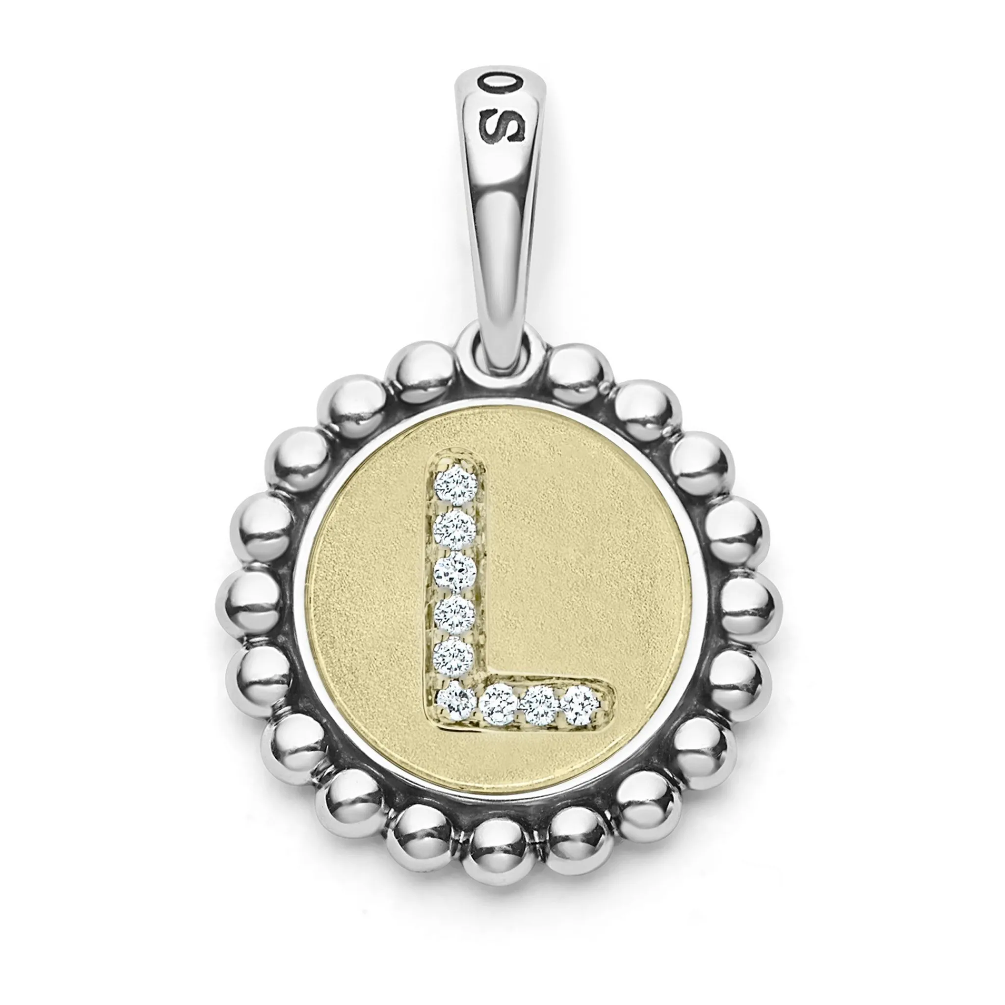 Online LAGOS Diamond L Initial Charm