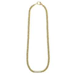 Sale LAGOS Diamond Medium Station Caviar Necklace