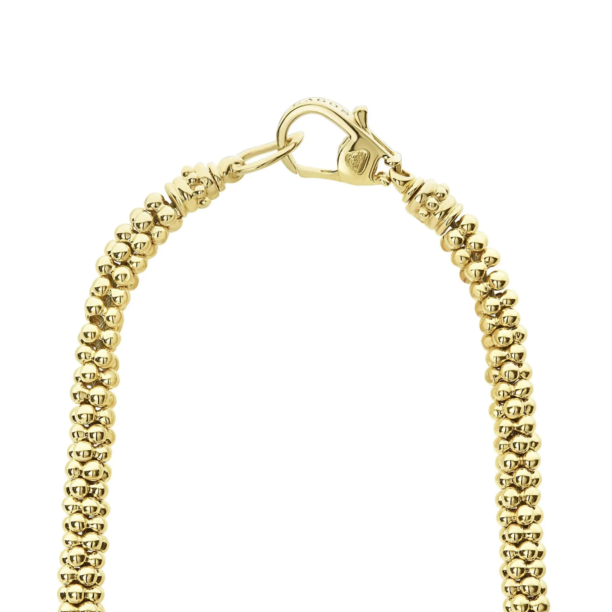Cheap LAGOS Diamond Medium Station Caviar Necklace