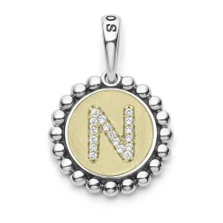 Fashion LAGOS Diamond N Initial Charm