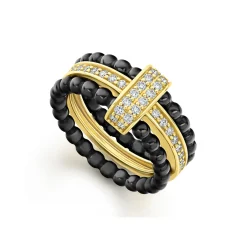 Flash Sale LAGOS Diamond Stacking Ring Set