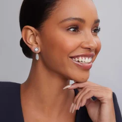 Cheap LAGOS Diamond Stud Earrings