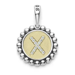 Flash Sale LAGOS Diamond X Initial Charm