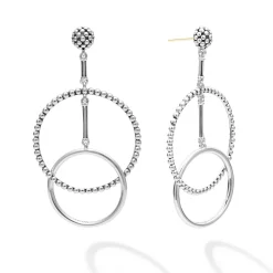 Store LAGOS Double Circle Drop Earrings